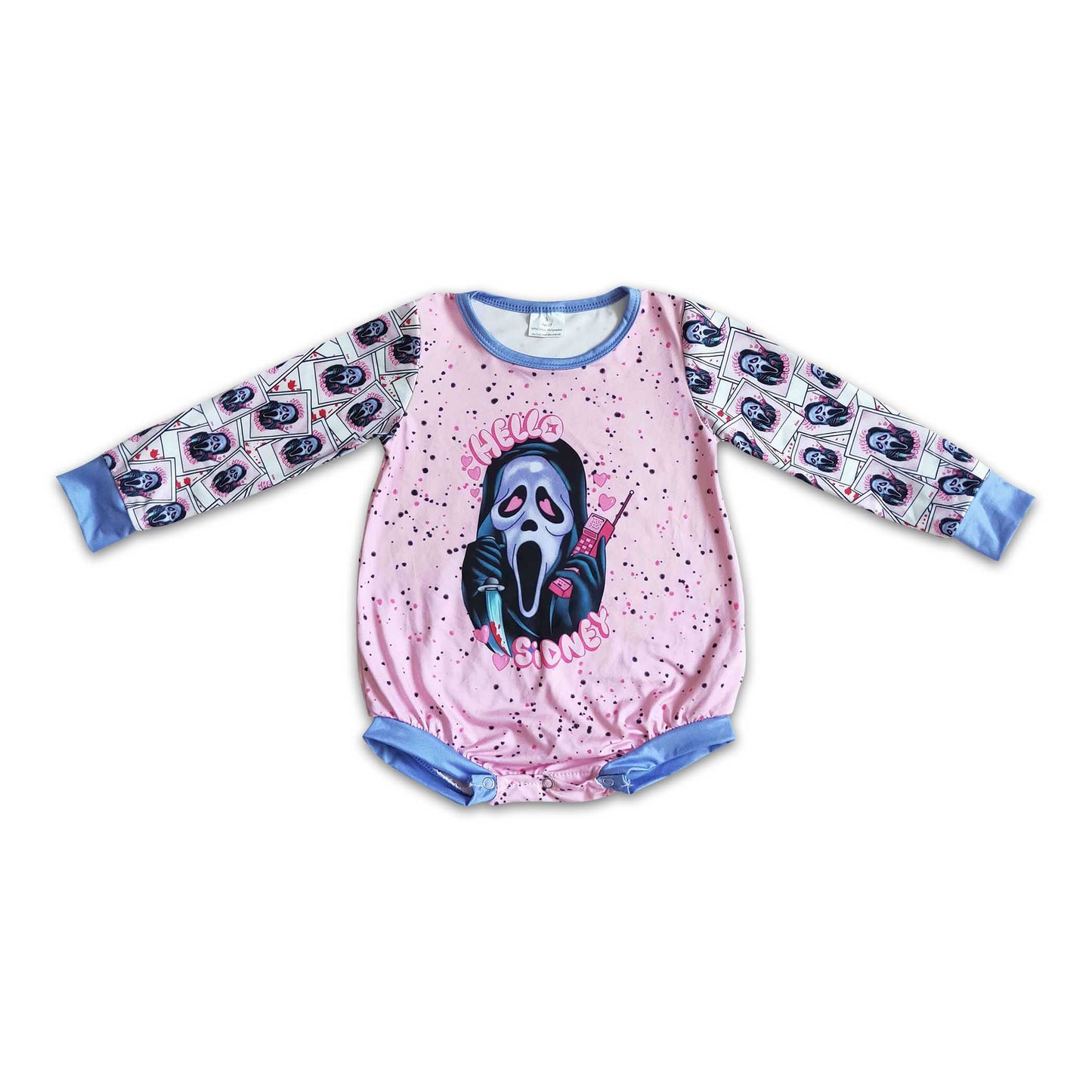 Pink Ghostface Romper