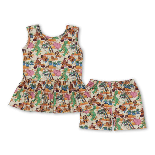 Toy Story Peplum Short Set