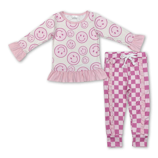 Pink Smiley Set