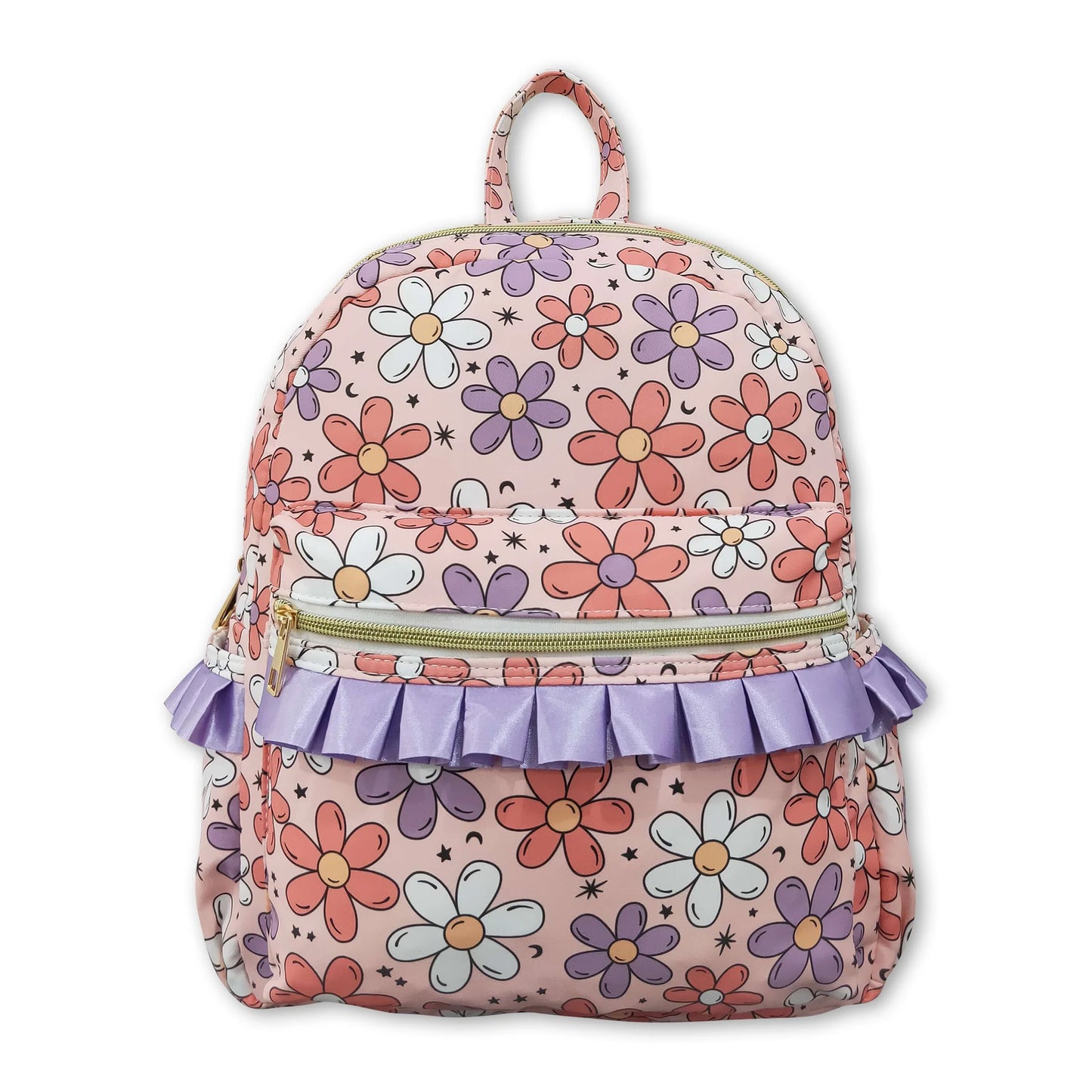 Floral Ruffle Backpack