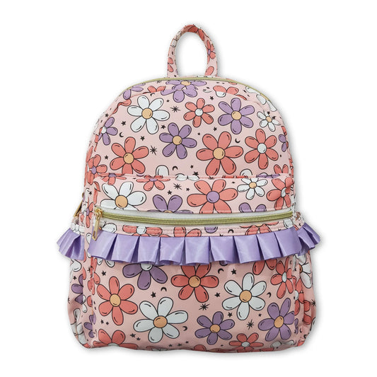 Floral Ruffle Backpack