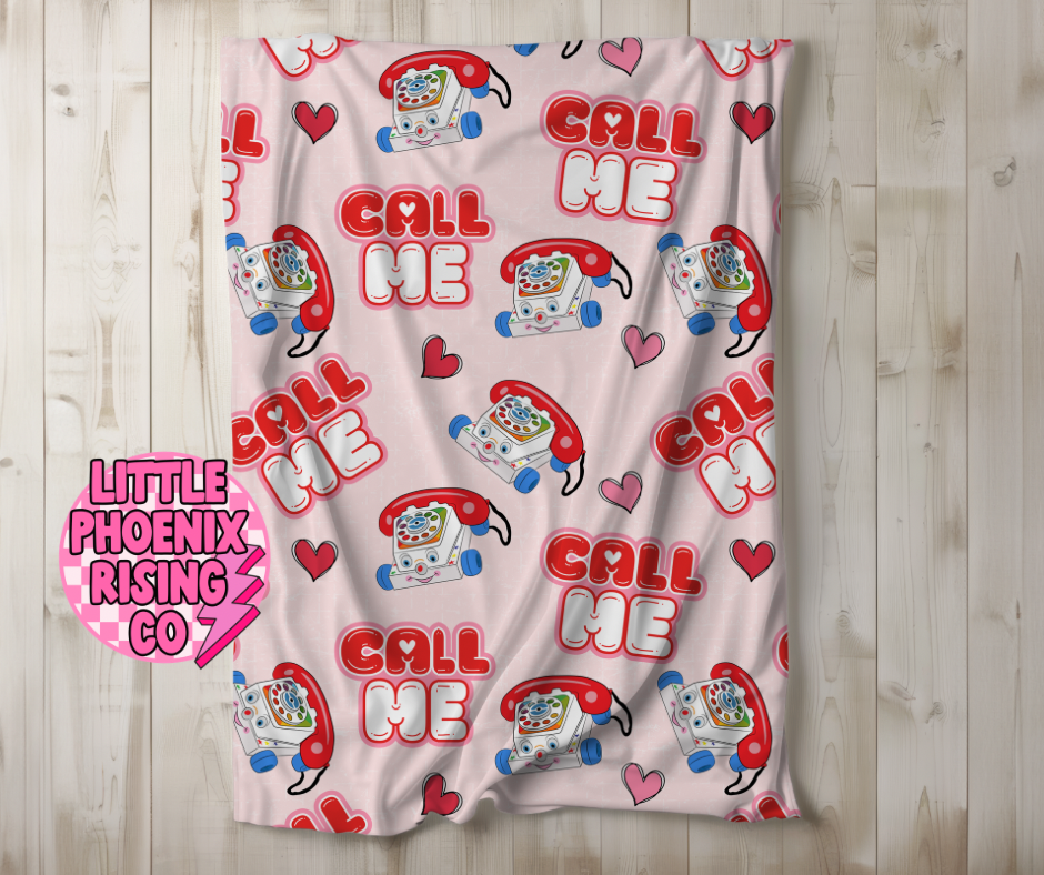 Call Me Plush Blanket
