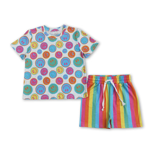 Smile+Stripes Short Set