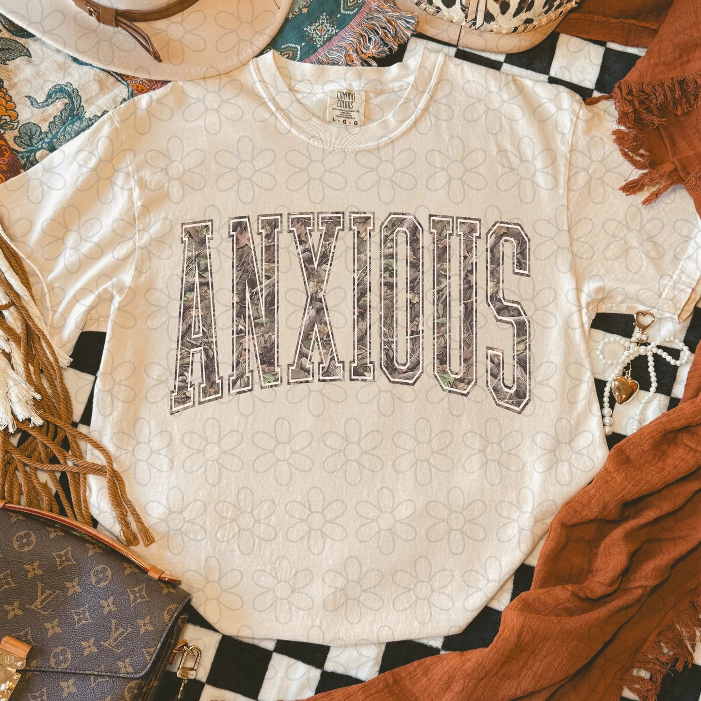 Camo Anxious Tee