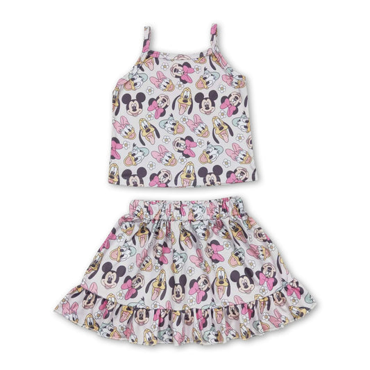 Minnie Mouse Skirt Set