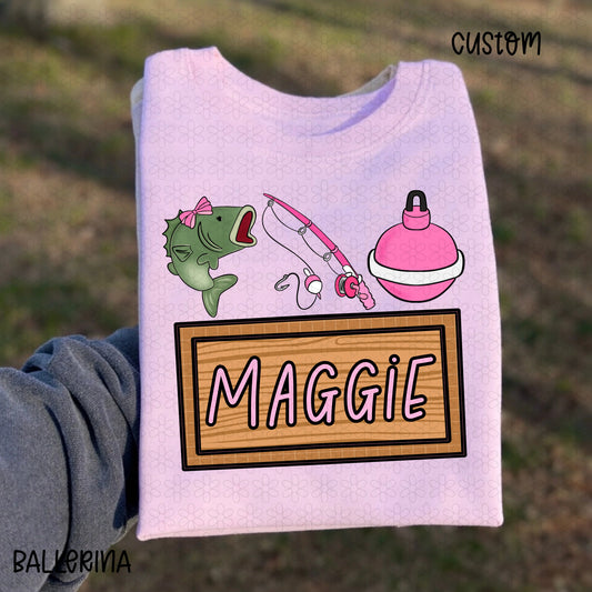 Custom Fish (girl) Tee