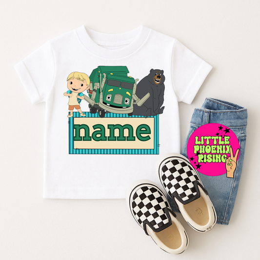 Trash Truck Custom Tee