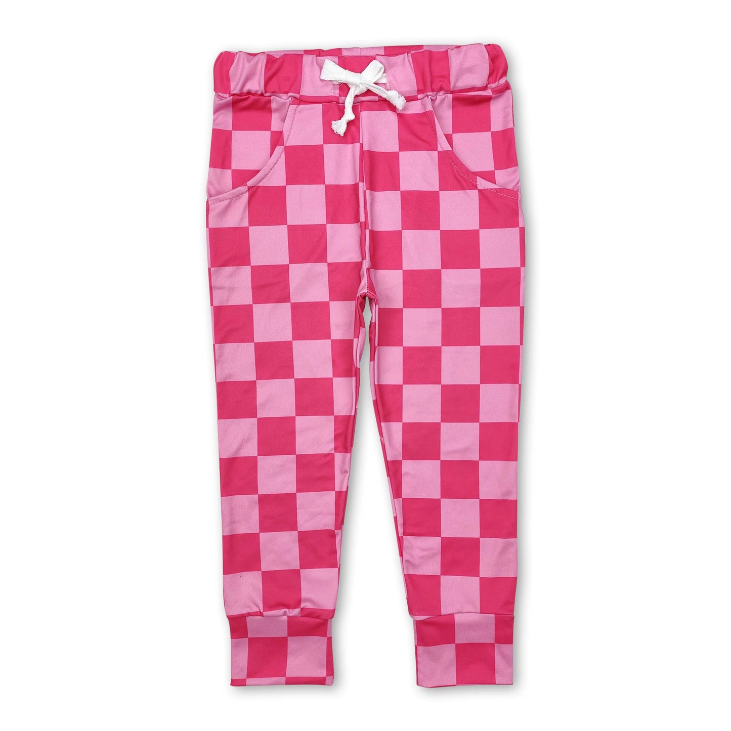 Pink Checkered Pants
